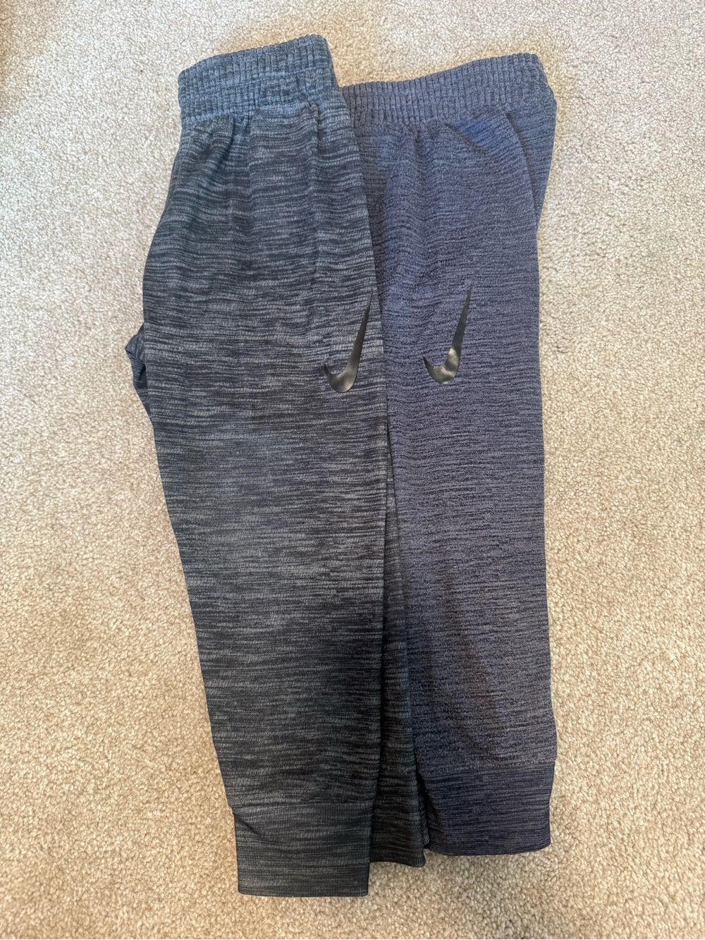 Nike 3T Kids Heathered Jogger Pants Charcoal Set